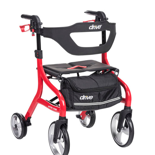 Rollator, Nitro Sprint Red, 1/Ea