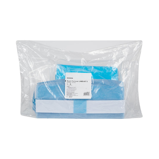 McKesson Room Turnover Kit – Arm Board Covers, Table Sheet and Lift/Draw Sheet, 20/CS