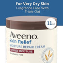 J&J Aveeno Skin Moisturizers Cream Skin Repair Jar 11Oz3/Bx 4Bx/Cs -115077 - BriteSources