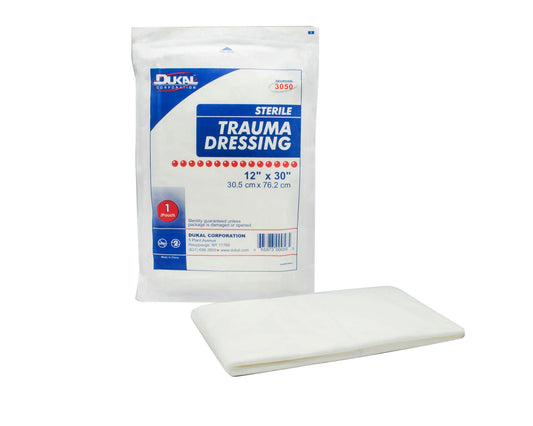 Dukal™ Sterile Trauma Dressing, 12 X 30 Inch, 25/Cs