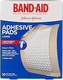 J&J Band-Aid Adhesive Pads Pads Adh Bandaid Lg 2 76/8X410/Bx 24Bx/Cs -118338 - BriteSources