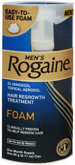 Rogaine, Foam Mens Sngl9Jjsls, 1/Ea