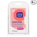 J&J Clean & Clear Facial Care Sheet Face Oil-Absorb 50Ct6/Bx 4Bx/Cs -119132 - BriteSources