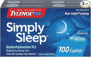 J&J Simply Sleep Nighttime Sleep Aid Sleep Aid Caps 25Mg 100S6/Bx 12Bx/Cs -084310 - BriteSources