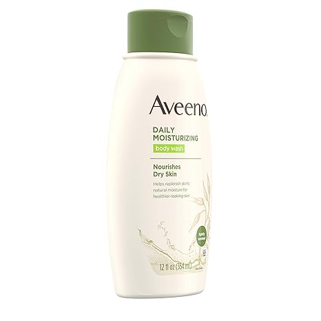 J&J Aveeno Skin Moisturizers Wash Body Moisturizer Daily12Oz 3/Bx 4Bx/Cs -001418 - BriteSources