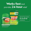 J&J Zyrtec Allergy Relief Capsule Liq Allergy Zyrtec10Mg 25Ct 6/Bx 4Bx/Cs -502042 - BriteSources
