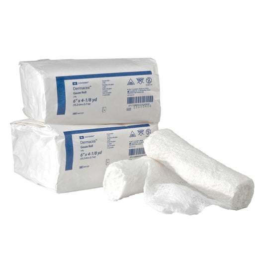 Dermacea™ Fluff Bandage Roll, 6 Inch X 4-1/8 Yard, Three-Ply, 48/Cs