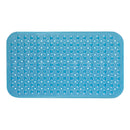 THERACARE BATHTUB MAT, ANTIFUNGAL, BLUE, 15 X 27 INCH, SOLD AS 1/EACH VERIDIAN 19-110