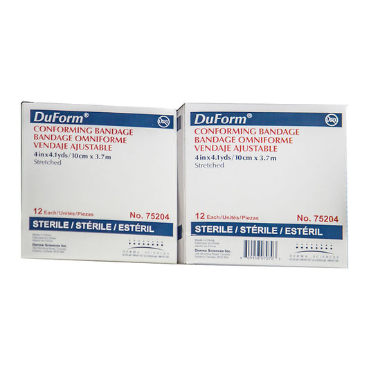 Duform® Sterile Conforming Bandage, 4 Inch X 4-1/10 Yard, 1-Ply, 96/Cs