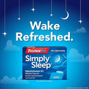 J&J Simply Sleep Nighttime Sleep Aid Sleep Aid Caps 25Mg 100S6/Bx 12Bx/Cs -084310 - BriteSources