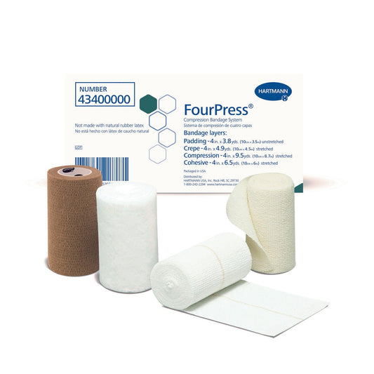 Fourpress® Four-Layer Compression Bandage System, 8/Cs