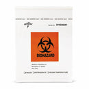 BAG, SPECIMEN BIOHAZARD ZIP STYLE 12"X15" (100/PK 5PK/CS), 500/CS