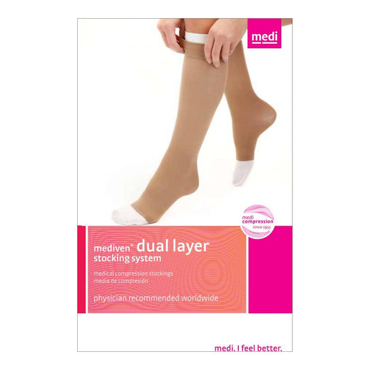 STOCKING, COMPRESSION DUAL LAYER CALF BGE XLG 30-40MMHG, 1/PR
