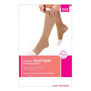 STOCKING, COMPRESSION DUAL LAYER CALF BGE XLG 30-40MMHG, 1/PR