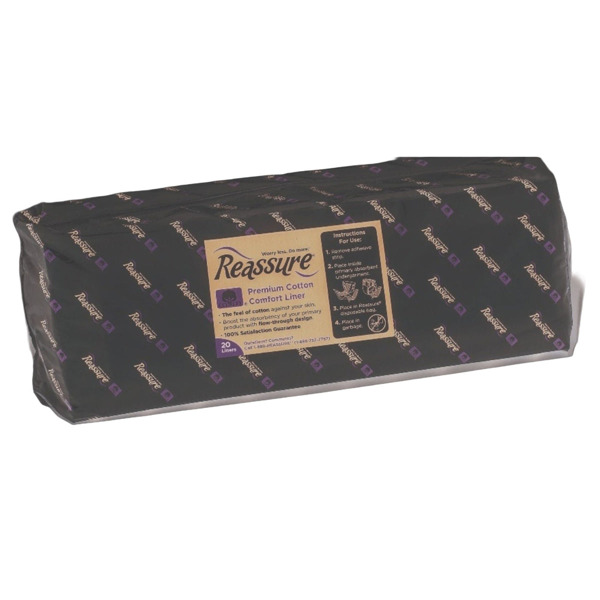 Reassure® Premium Cotton Comfort Liner, 120/Cs