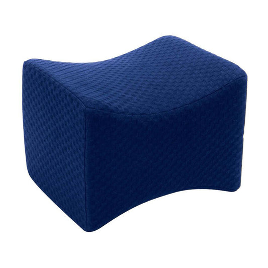 Carex Knee Pillow , Memory Foam, 10.5 X 7.75 X 8 Inch, Dark Blue, 4/Cs