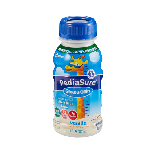 Pediasure® Grow & Gain Therapeutic Nutrition, Vanilla, 8-Ounce Bottle, 24/Cs