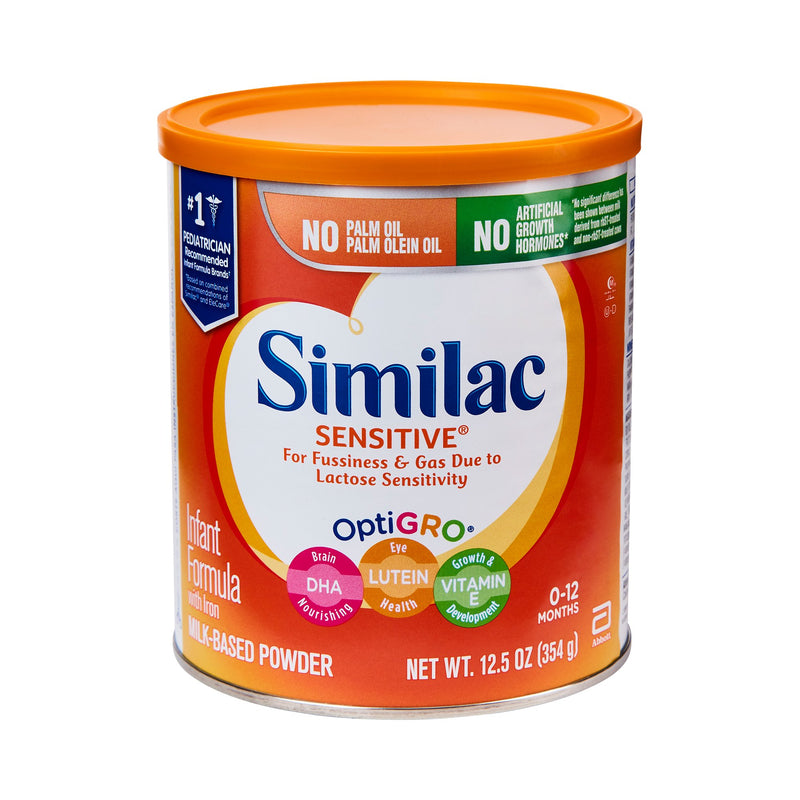 SIMILAC® SENSITIVE® POWDER INFANT FORMULA, 12-OUNCE CAN, SOLD AS 1/EACH ABBOTT 57539