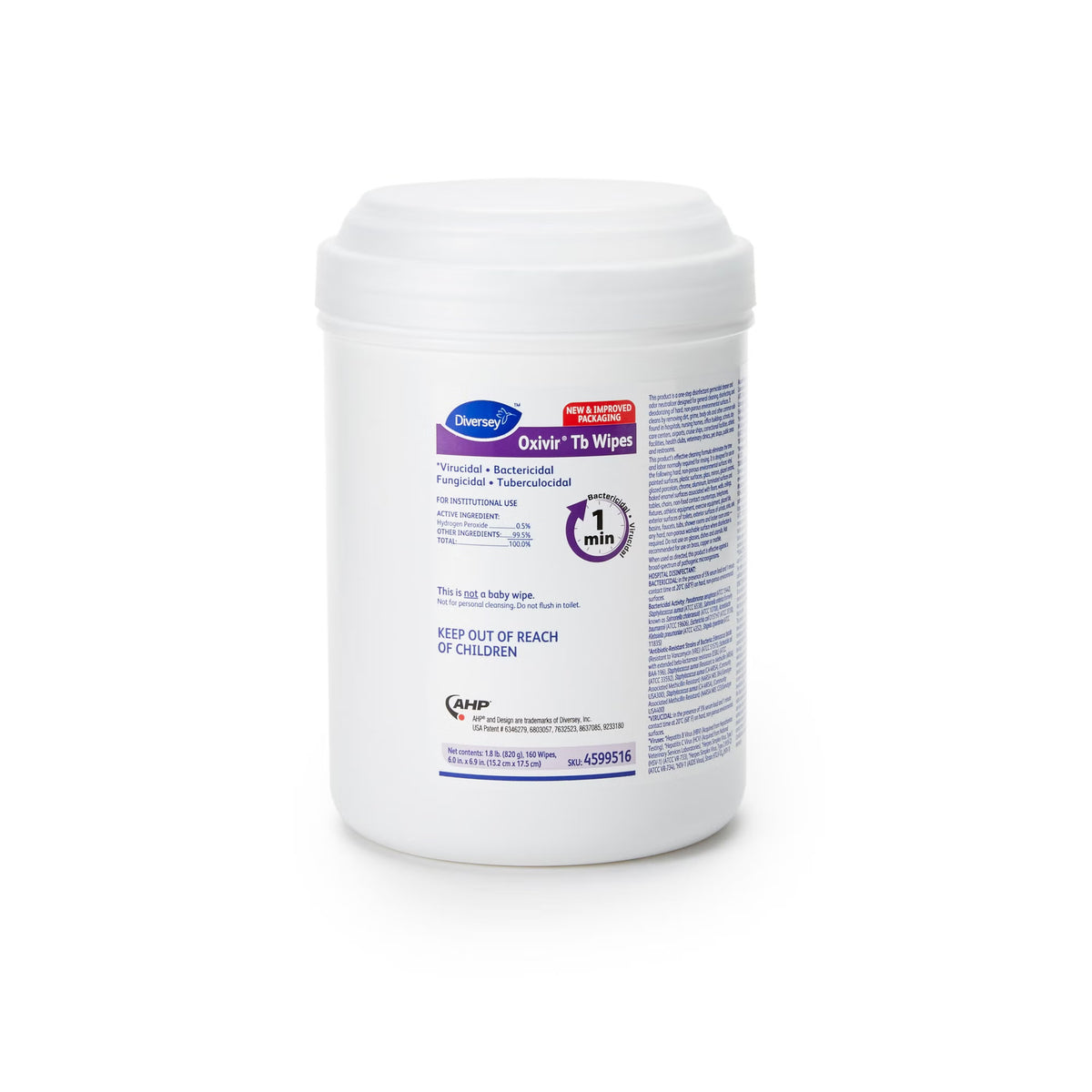 Oxivir® Tb Surface Disinfectant Wipes, 160/Ct