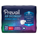 Prevail Air™ Overnight Briefs Overnight Absorbency, Size 1, 80/CS