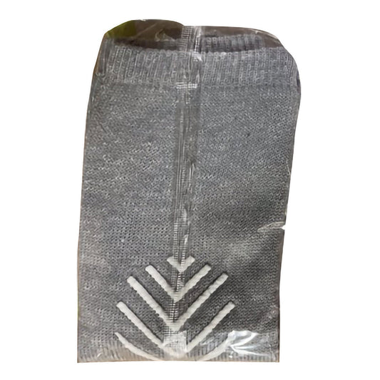Welmed Slipper Socks, Extra Large, Gray, Single Tread, 48/CS