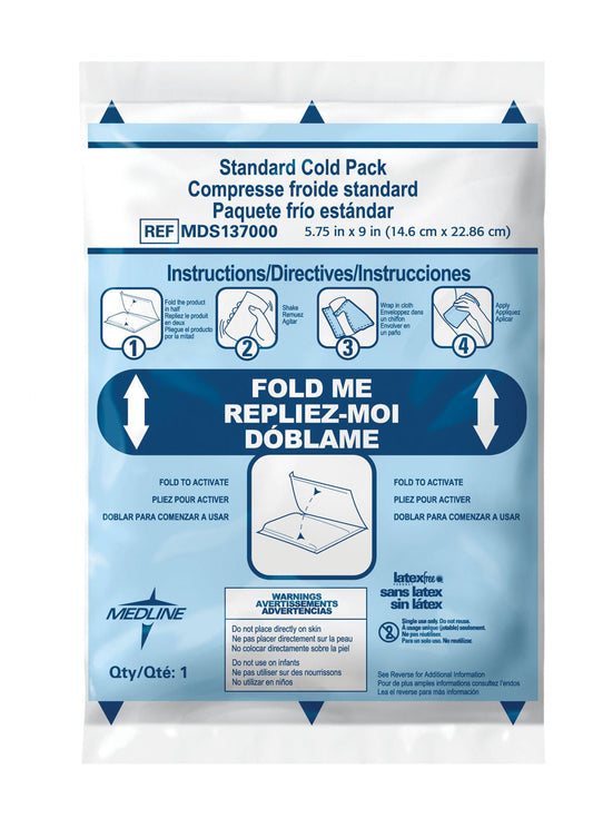 Cold Pack, Instant Std 5"X6" (50/Cs), 50/Cs