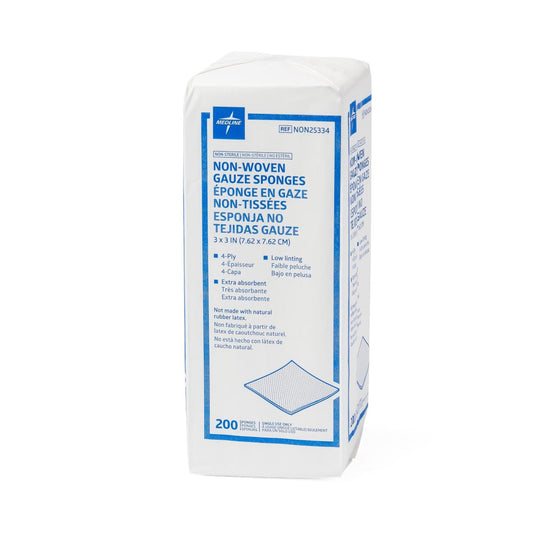 Avant Gauze® Nonwoven Sponge, 3 X 3 Inch, 4-Ply, 20/Cs