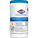 CLOROX HEALTHCARE® BLEACH GERMICIDAL WIPES, CANISTER, 70 CT., SOLD AS 6/CASE THE 35309