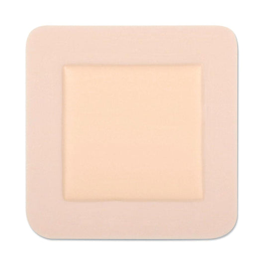 Optifoam® Adhesive With Border Foam Dressing, 6 X 6 Inch, 100/Cs