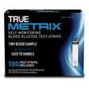 True Metrix® Self Monitoring Blood Glucose Test Strips, 100/BX