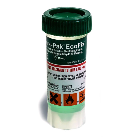EcoFix® (Single Vial) Stool Specimen Container, 20/BX