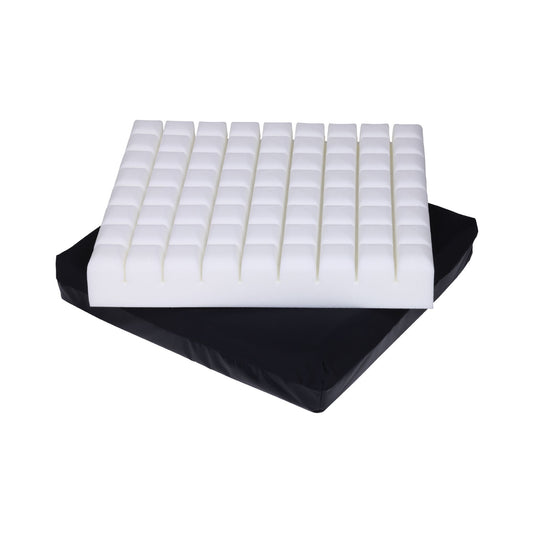 Geo-Matt® Foam Prt Seat Cushion, 18 X 16 X 3 Inch, Black, 6/Cs