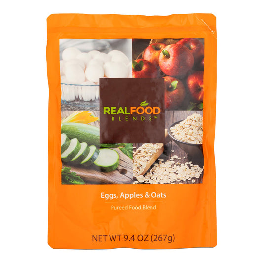 Real Food Blends™ Eggs, Apples & Oats Puree Food Blend for Tube Feeding, 9.4-oz., 12/CS