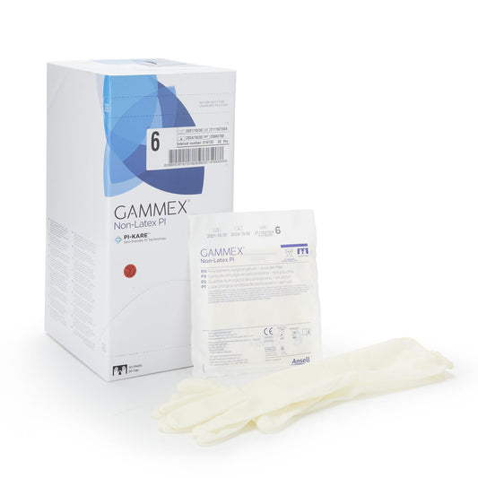 Gammex® Non-Latex PI Polyisoprene Surgical Glove, Size 6, White, 50/BX