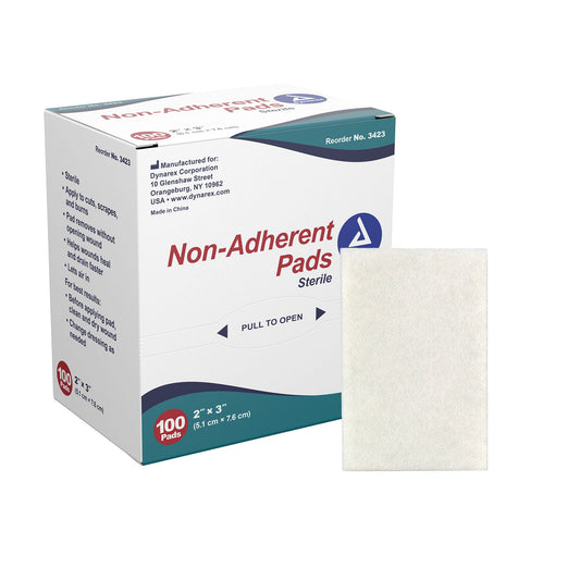 Dynarex® Nonadherent Dressing, 2 X 3 Inch, 1200/Cs