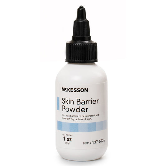 McKesson Ostomy Barrier Powder, 1-ounce Puff Bottle, 50/CS