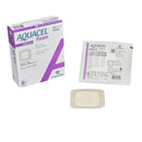 Aquacel® Silicone Adhesive with Border Silicone Foam Dressing, 4 x 4 Inch, 10/BX