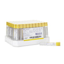 TUBE, URINALYSIS 8ML 16X100MLW/YLW TOP (100/PK 10PK/CBD, 1000/CS