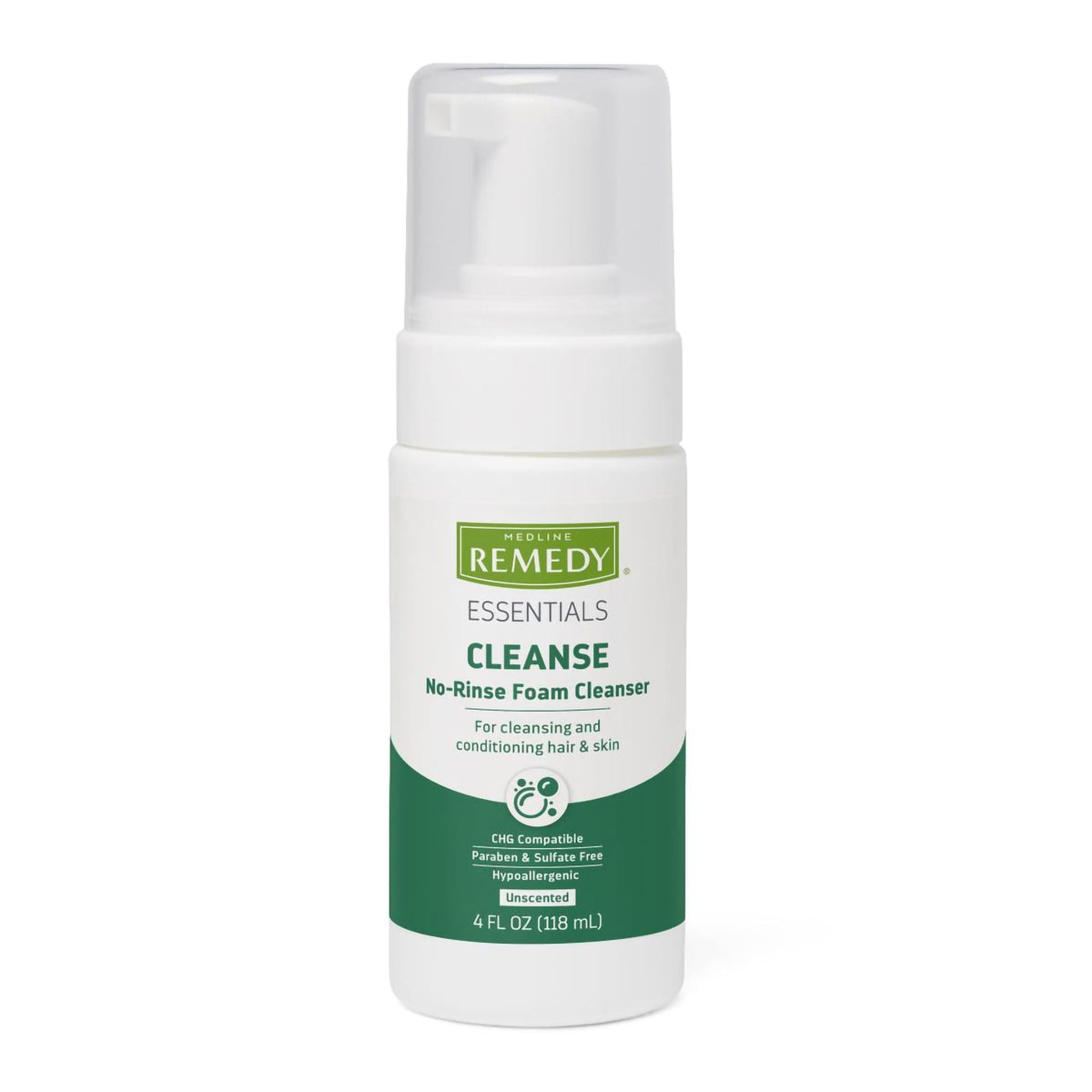 Cleanser, Foam No-Rinse Remedy4Oz (24/Cs), 24/Cs