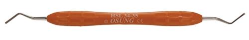 Dental Scaler, Hoe, Autoclavable Silicone Handle, Lateral, HSL34-35 - Osung USA