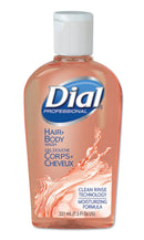 Dial® Professional Hair and Body Wash, 7.5-ounce Bottle, 24/CS