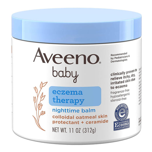 Aveeno® Baby Eczema Therapy Nighttime Balm, 11-ounce Jar, 1/EA