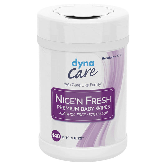 Nice'N Fresh Baby Wipe, Scented, Canister, 12/Cs
