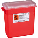 Bemis™ Sentinel Sharps Container, 3 Gallon, 13-1/2 x 13-7/8 x 6-7/8 Inch, 1/EA