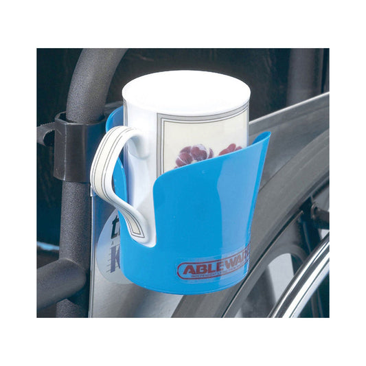 Maddak Cup Holder for Use with Wheelchair, 2.52-inch diameter x 5.98-inch height, 3/PK