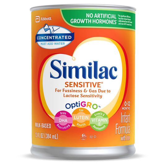 Similac® Sensitive® Infant Formula, 13-Ounce Can, 12/Cs