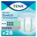 TENA® PROSKIN STRETCH™ SUPER INCONTINENCE BRIEF, MEDIUM, SOLD AS 1/BAG ESSITY 67902