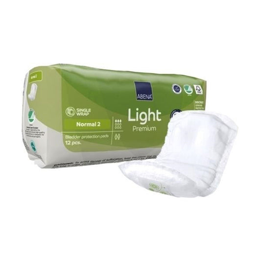 Abena® Light Premium Bladder Protection Pads, Normal 2, 144/Cs