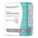 TRANQUILITY® ESSENTIAL HEAVY INCONTINENCE BRIEF, LARGE, SOLD AS 12/BAG PRINCIPLE 2746