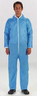 Graham Medical Nonwoven Coveralls Coverall Nonwoven 2Xl Blue25/Cs -79746 - BriteSources
